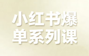 尼采老师·小红书爆单系列课-财阁