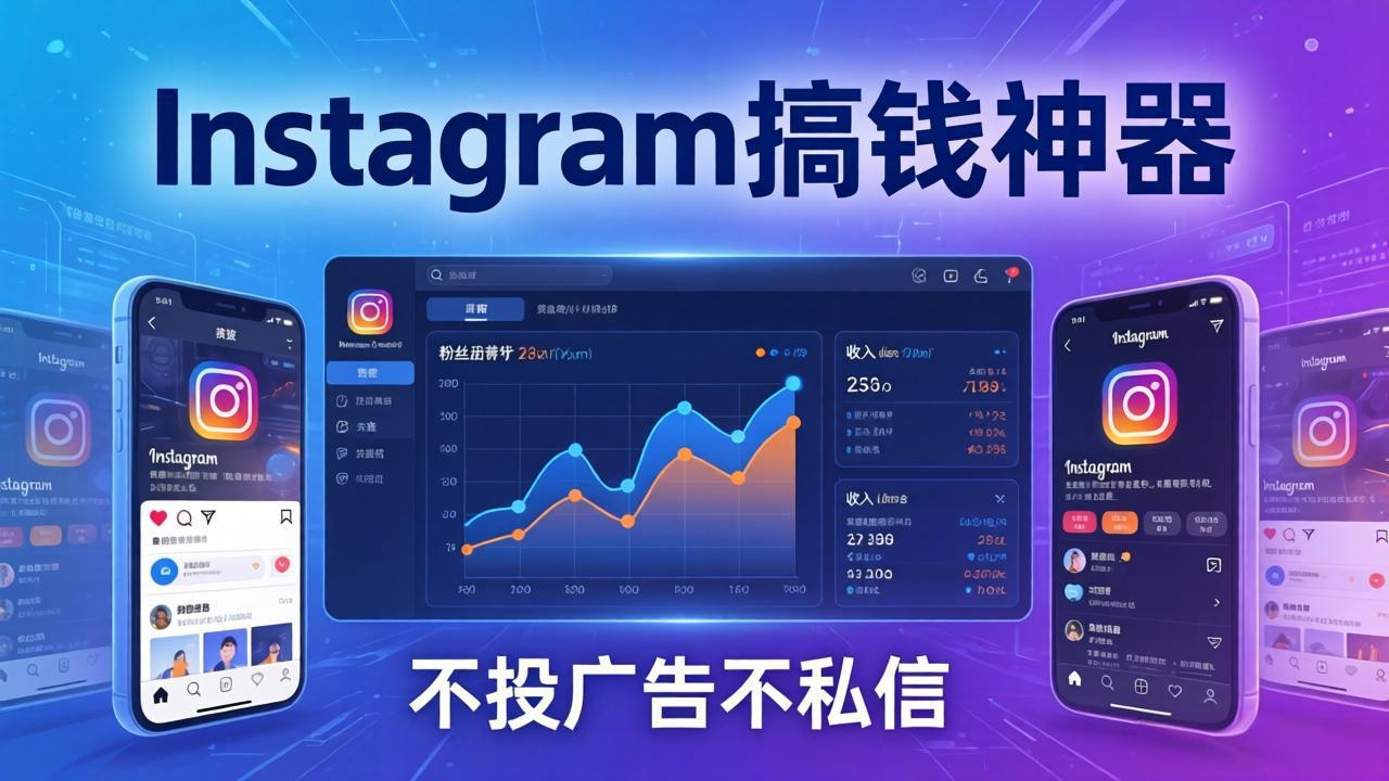 Instagram搞钱神器：月涨6万粉+月入5万刀，不投广告不私信，靠算法+低价产品-财阁