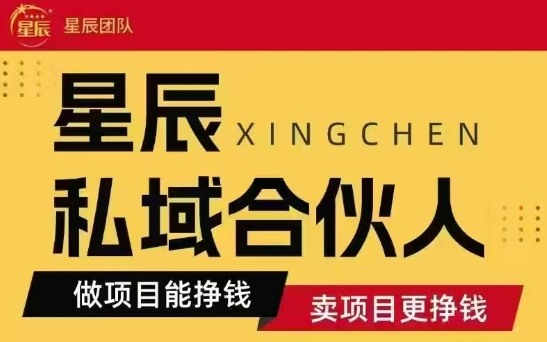 全网首发星辰私域项目合集，最新实操玩法，短期快速实现变现-财阁