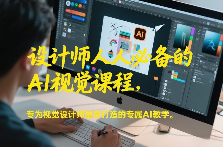 设计师人人必备的AI视觉课程,专为视觉设计师量身打造的专属AI教学-财阁
