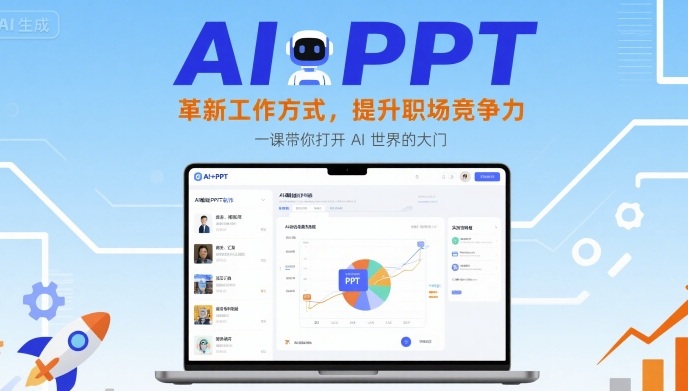 AI+PPT：革新工作方式，提升职场竞争力，一课带你打开 AI 世界的大门-财阁