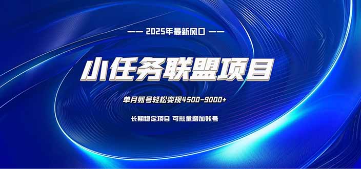 小任务联盟项目:一台电脑每天只需10分钟,轻松简单稳定-财阁