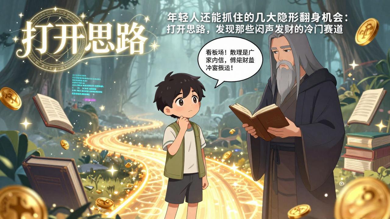 付费文1+2：年轻人还能抓住的几大隐形翻身机会：打开思路，发现那些闷声发财的冷门赛道-财阁