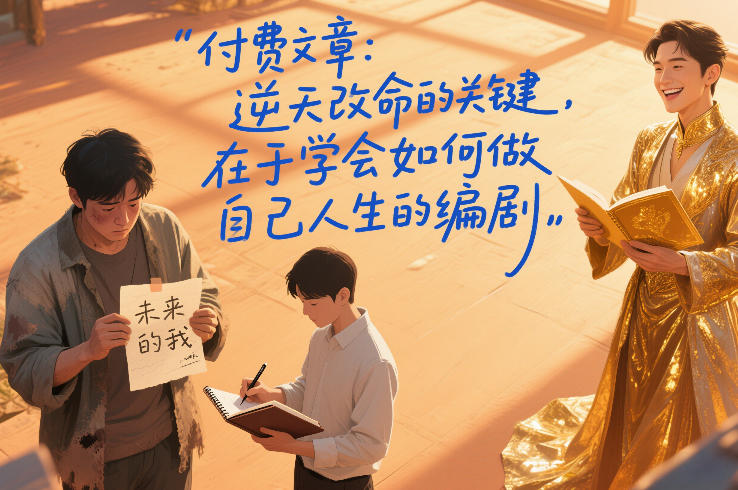 付费文章：逆天改命的关键，在于学会如何做自己人生的编剧-财阁