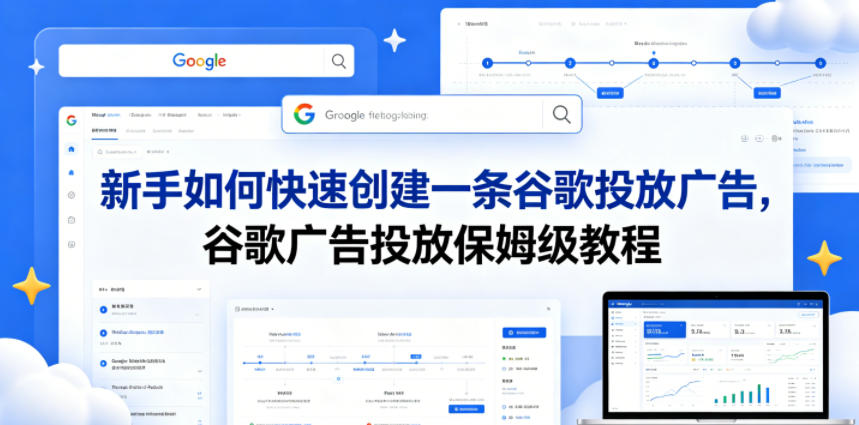 新手如何快速创建一条谷歌投放广告，谷歌广告投放保姆级教程-财阁