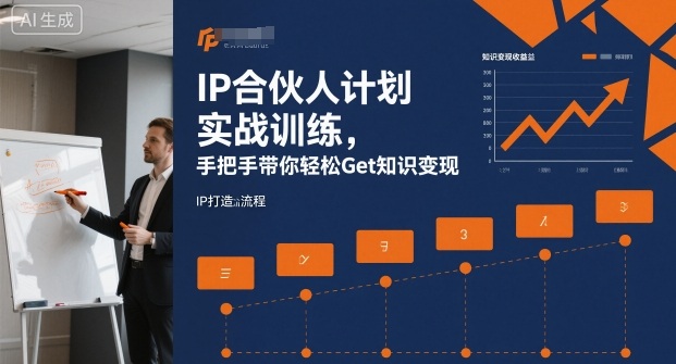 IP合伙人计划实战训练,手把手带你轻松Get知识变现-财阁
