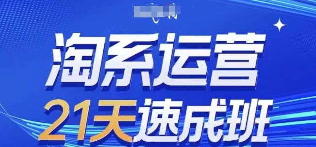 淘系运营21天速成班，0基础轻松搞定淘系运营，不做假把式，快速复制落地(更新26年4月)-财阁