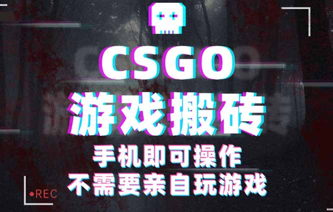 CSGO游戏挂机捡漏，单日扫货500+，年底小高峰上车可吃肉，手机即可操作…-财阁