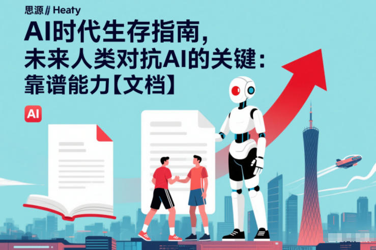 AI时代生存指南，未来人类对抗AI的关键：靠谱能力【文档】-财阁