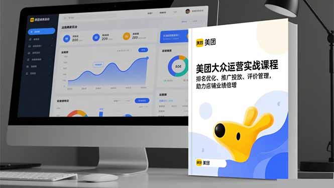 美团大众运营实战课程，排名优化、推广投放、评价管理，助力店铺业绩倍增-财阁