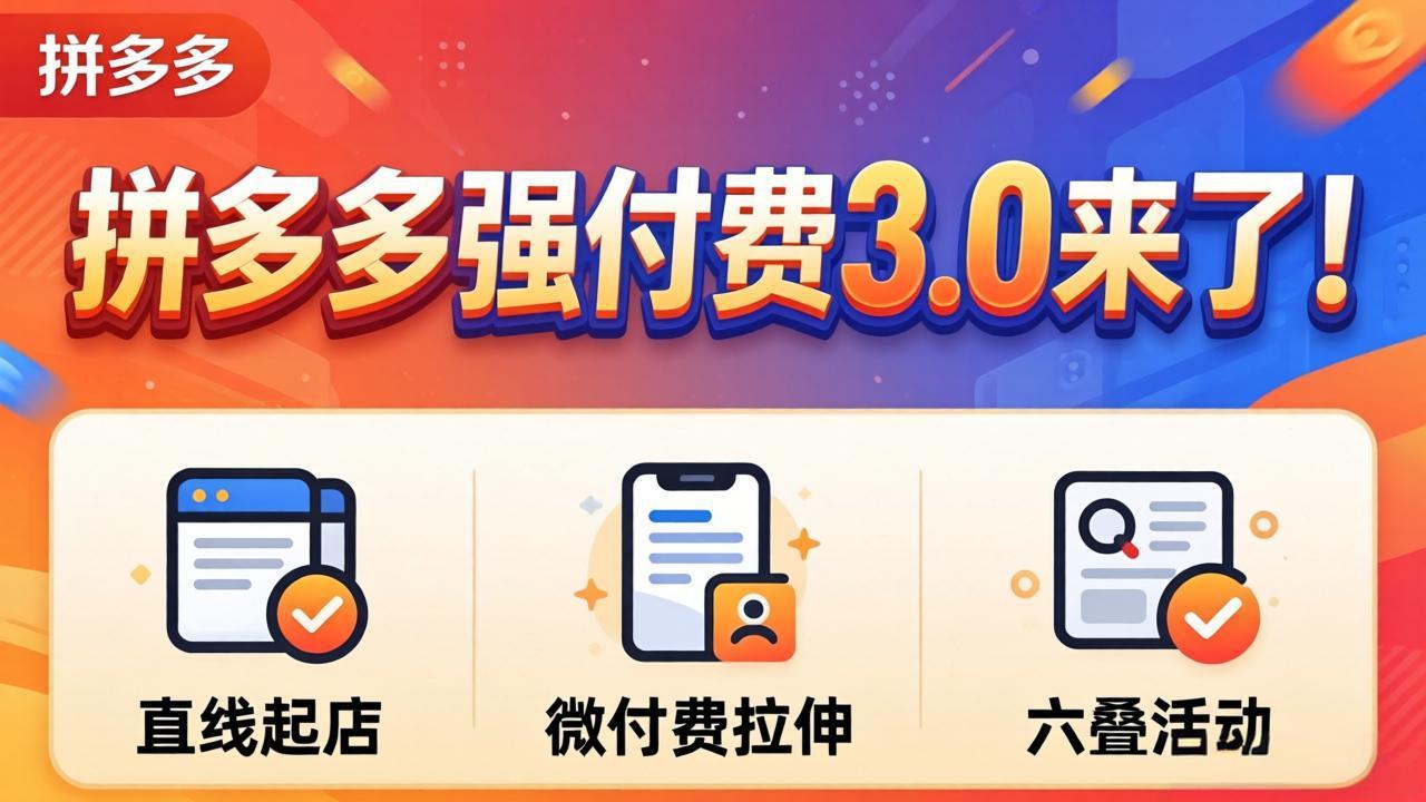 拼多多强付费3.0来了(更新4月-财阁