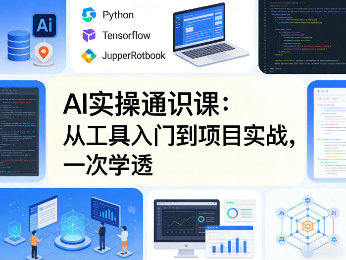 AI实操通识课，从工具入门到项目实战，一次学透-财阁
