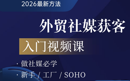 2026外贸社媒获客入门课-财阁