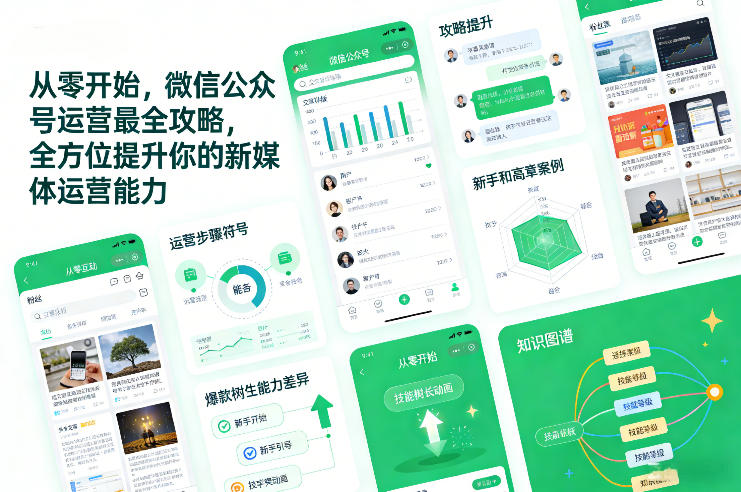 从零开始，微信公众号运营最全攻略，全方位提升你的新媒体运营能力-财阁
