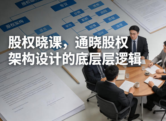 股权晓课，通晓股权架构设计的底层逻辑-财阁