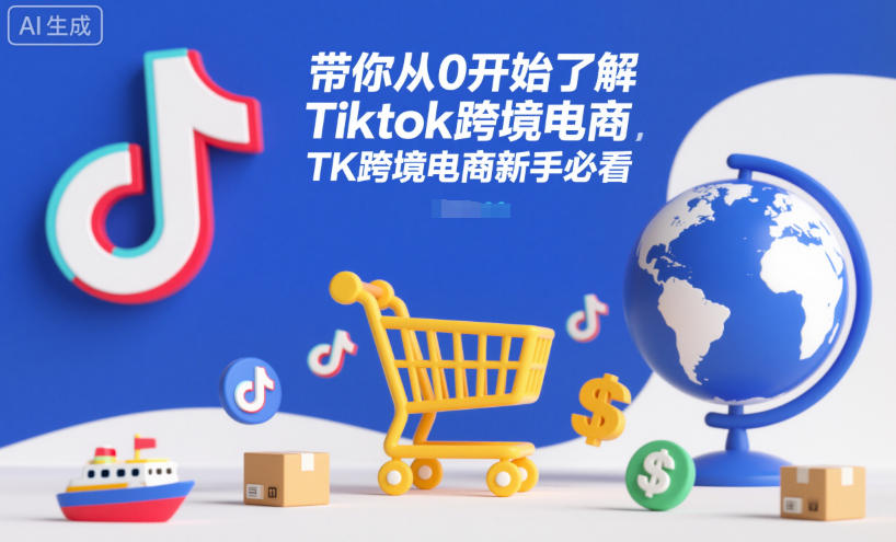 带你从0开始了解Tiktok跨境电商，TK跨境电商新手必看-财阁