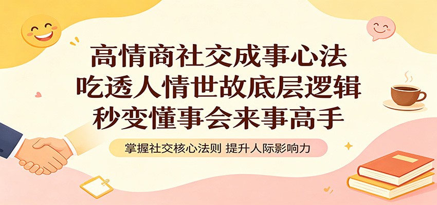 高情商社交成事心法：吃透人情世故底层逻辑，秒变懂事会来事高手-财阁