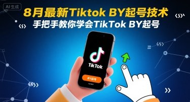 8月最新Tiktok搬运起号技术，手把手教你学会TikTok搬运起号-财阁