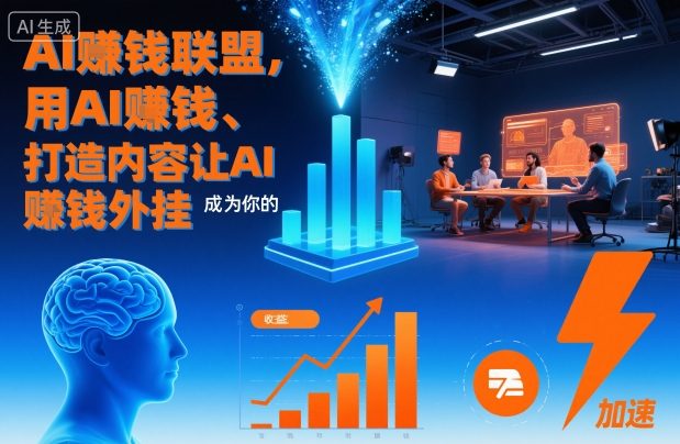 AI賺钱联盟,用AI賺钱、打造内容让AI成为你的賺钱外挂-财阁