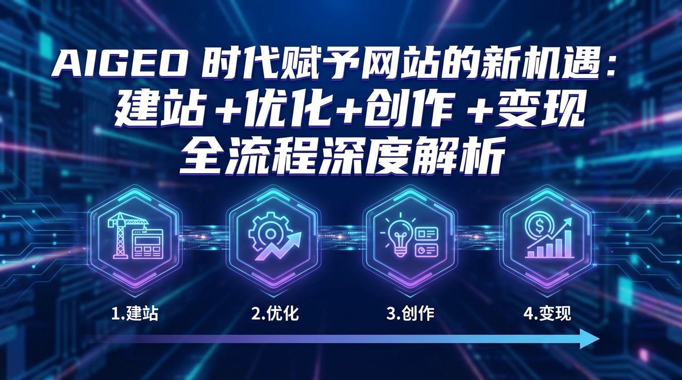 AIGEO+时代赋予网站的新机遇：建站+优化+创作+变现+全流程深度解析-财阁