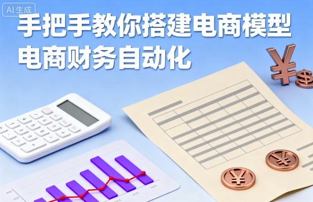 手把手教你搭建电商模型-电商财务自动化-财阁