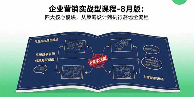 （15823期）企业营销实战型课程-8月版：四大核心模块，从策略设计到执行落地全流程-财阁