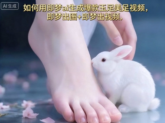 如何用即梦ai生成爆款玉足美足视频，即梦出图+即梦出视频，快速涨粉-财阁
