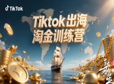 Tiktok出海淘金训练营，跨境电商TK实战变现-财阁