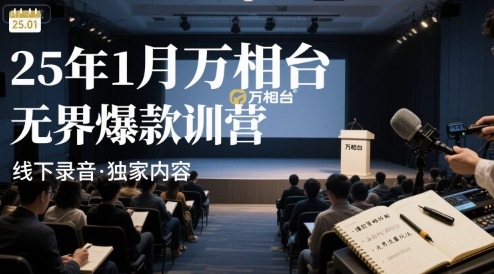25年1月万相台无界爆款特训营线下录音-财阁