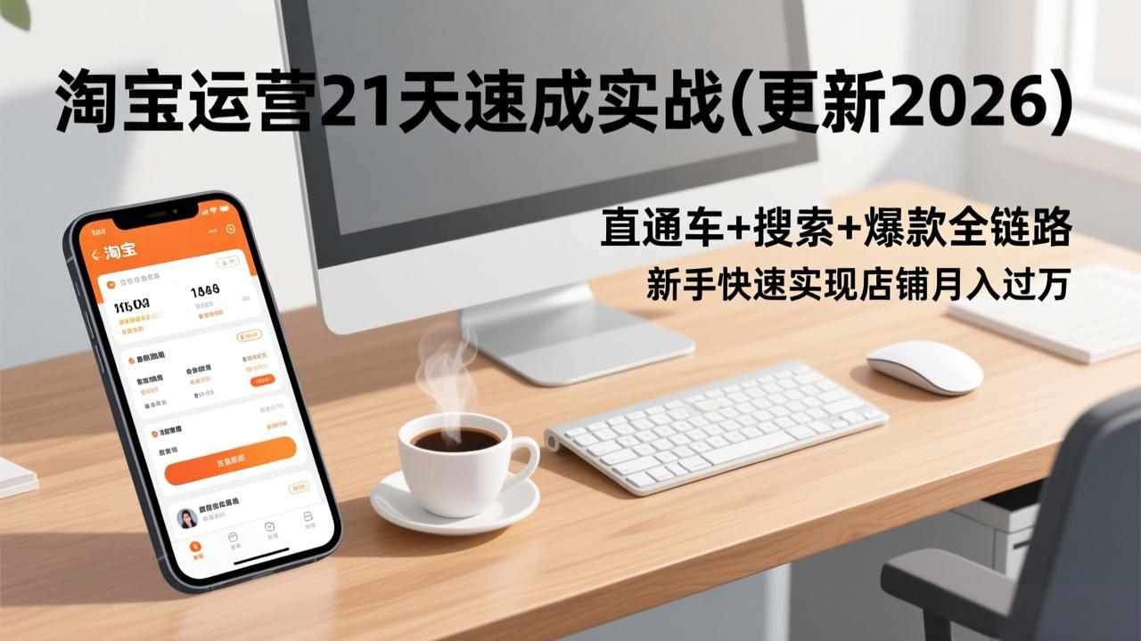 淘宝运营21天速成实战(更新2026-财阁