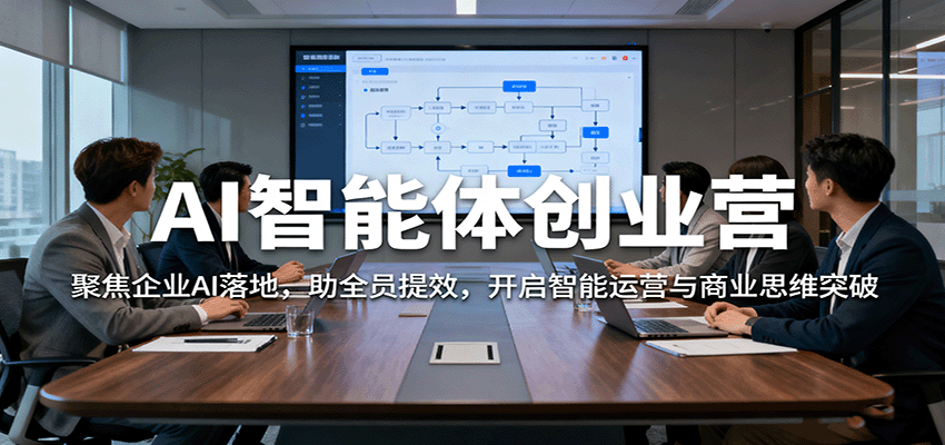 AI智能体创业营：聚焦企业AI落地，助全员提效，开启智能运营与商业思维突破-财阁