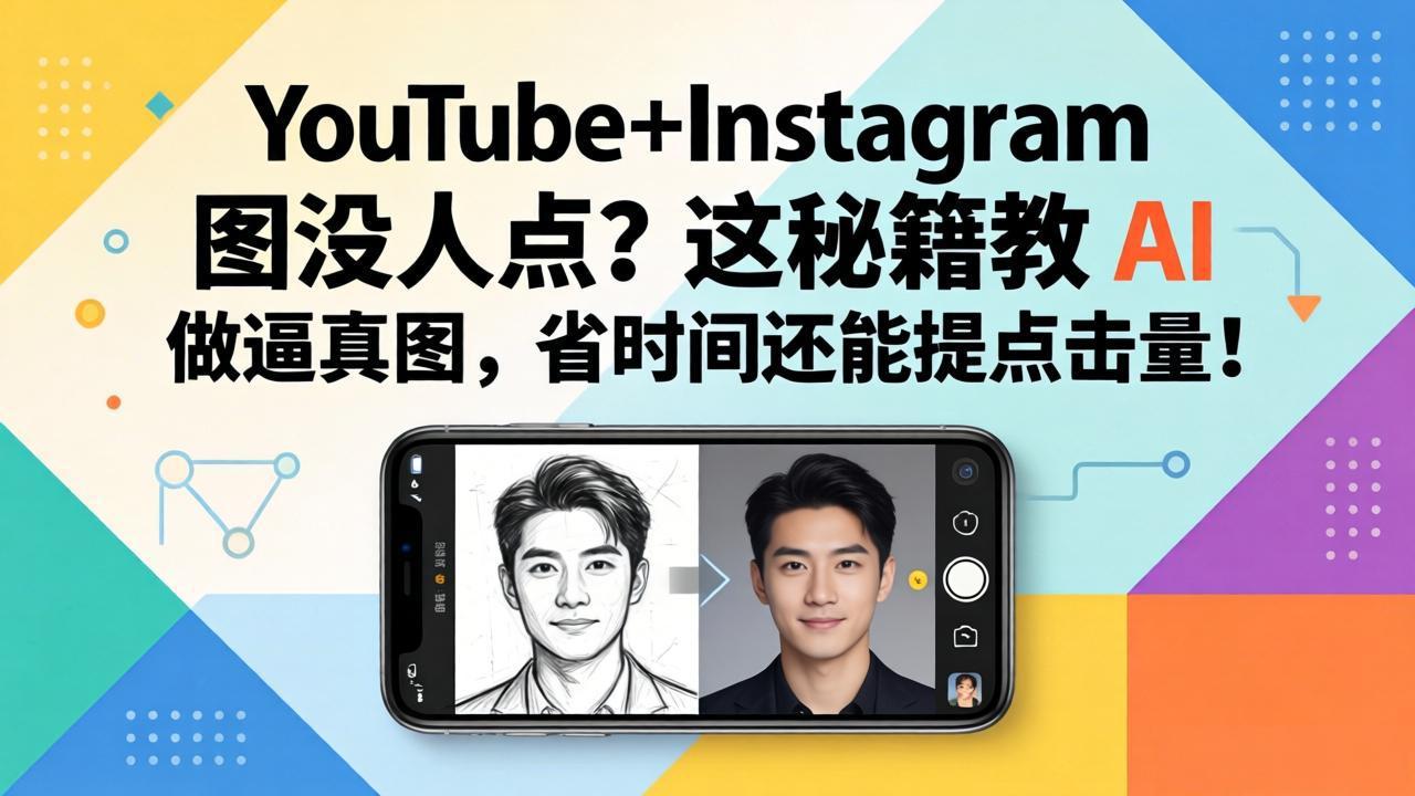 YouTube+Instagram图没人点？这秘籍教 AI 做逼真图，省时间还能提点击量-财阁