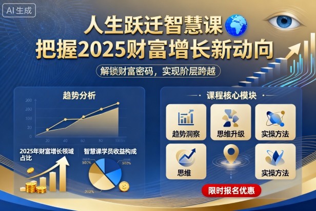 人生跃迁智慧课，把据2025财富增长新动向-财阁