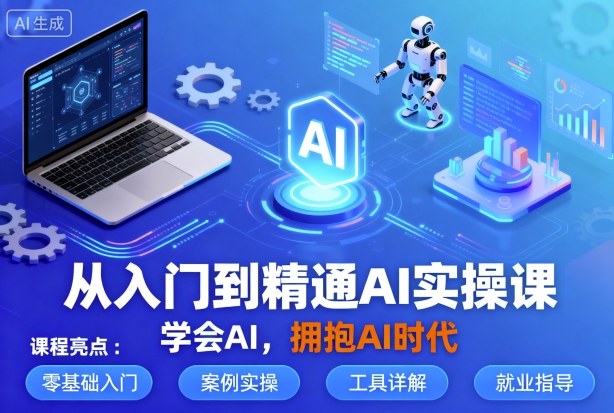 从入门到精通AI实操课，学会AI，拥抱AI时代-财阁