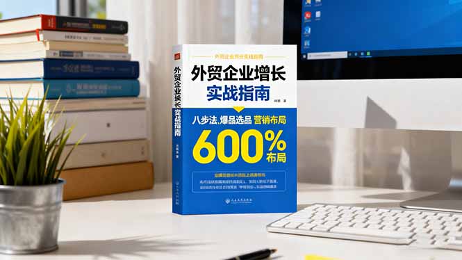 外贸企业增长实战指南，八步法、爆品选品、营销布局，业绩增长300%-财阁