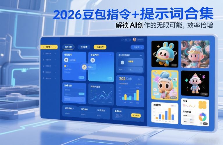 2026豆包指令+提示词合集，解锁AI创作的无限可能，效率倍增-财阁