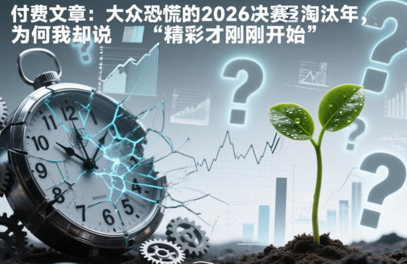付费文章：大众恐慌的2026决赛淘汰年，为何我却说“精彩才刚刚开始”？-财阁