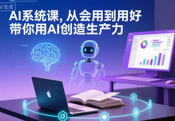 AI系统课，从会用到用好，带你用AI创造生产力-财阁