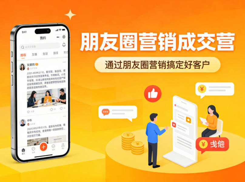 朋友圈营销成交营，通过朋友圈营销来搞定好客户-财阁