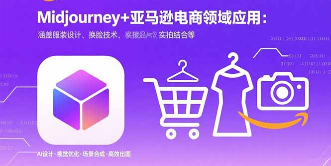 Midjourney+电商领域商业应用：涵盖服装设计、换脸技术、实拍结合等-财阁