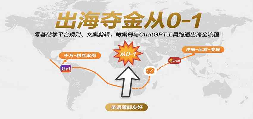 出海夺金从0-1：零基础学平台规则、文案剪辑，附案例与ChatGPT工具跑通出海全流程-财阁