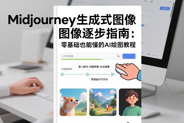 Midjourney生成式图像逐步指南:零基础也能懂的AI绘图教程-财阁