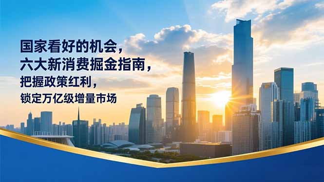 某付费文章：国家看好的机会，六大新消费掘金指南，把握政策红利，锁定万亿级增量市场-财阁