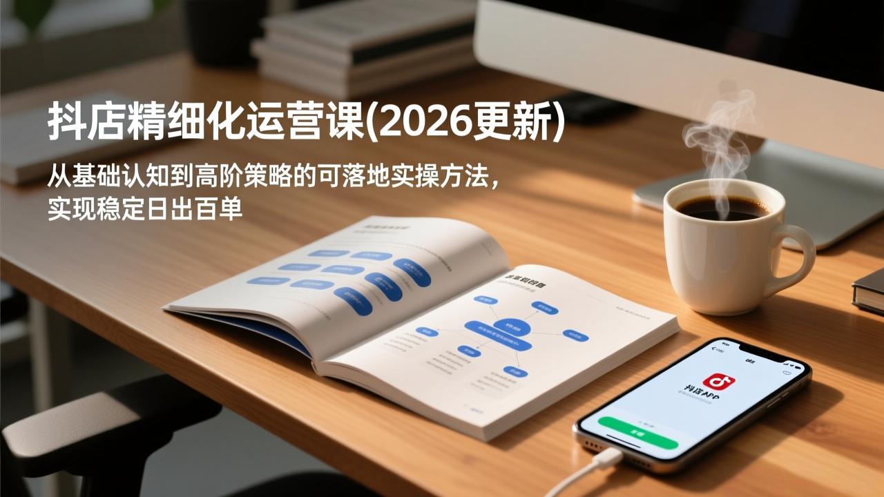 抖店精细化运营课(2026更新-财阁