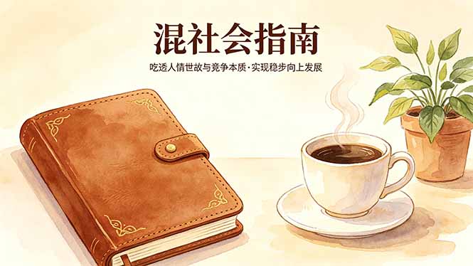 付费文章：混社会指南，吃透人情世故与竞争本质，实现稳步向上发展-财阁
