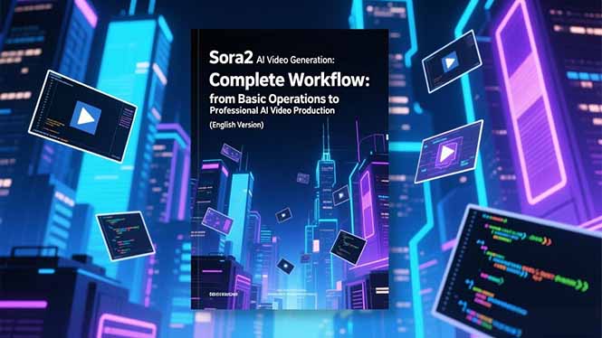 Sora2 AI视频生成的系统教程(英文版-财阁