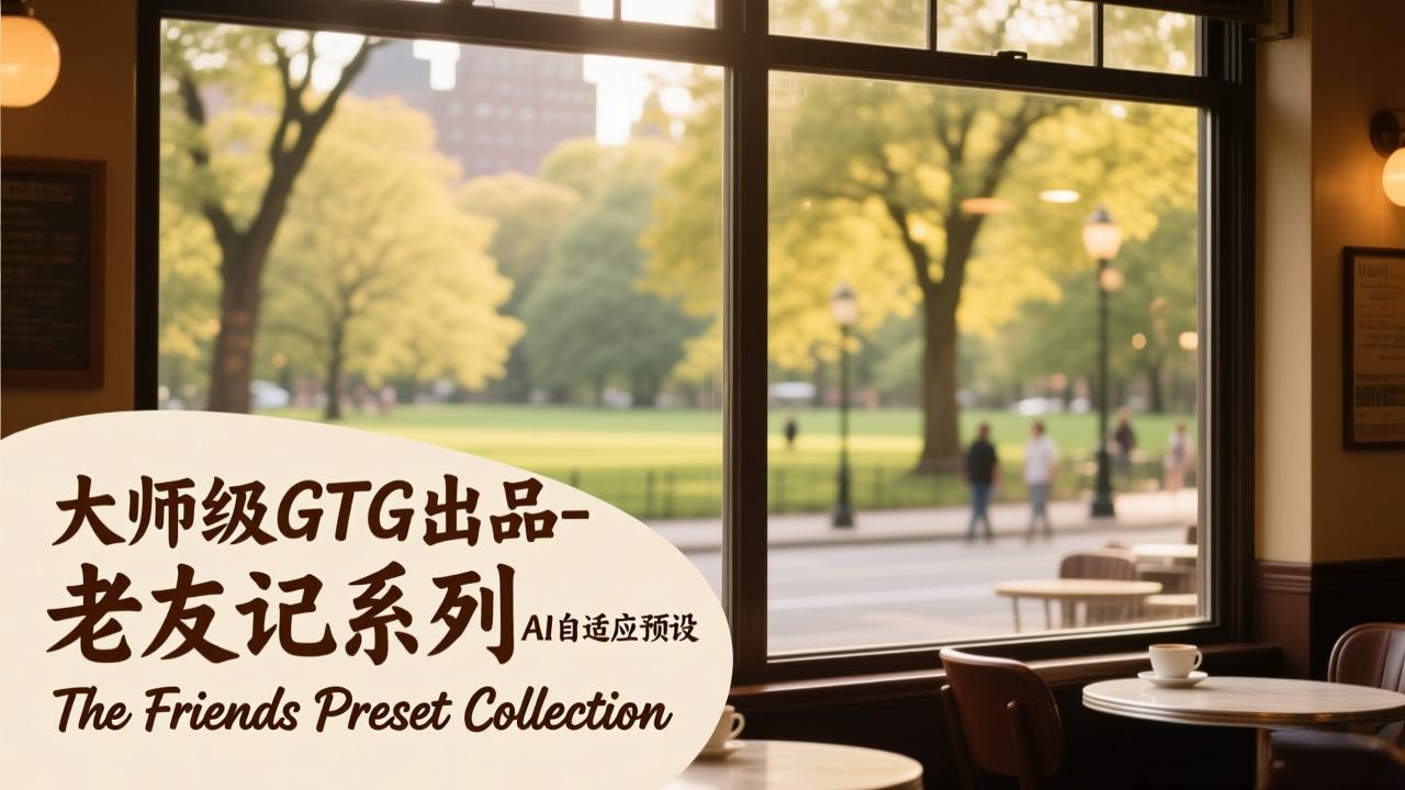 大师级GTG出品-老友记系列AI自适应预设The Friends Preset Collection-财阁